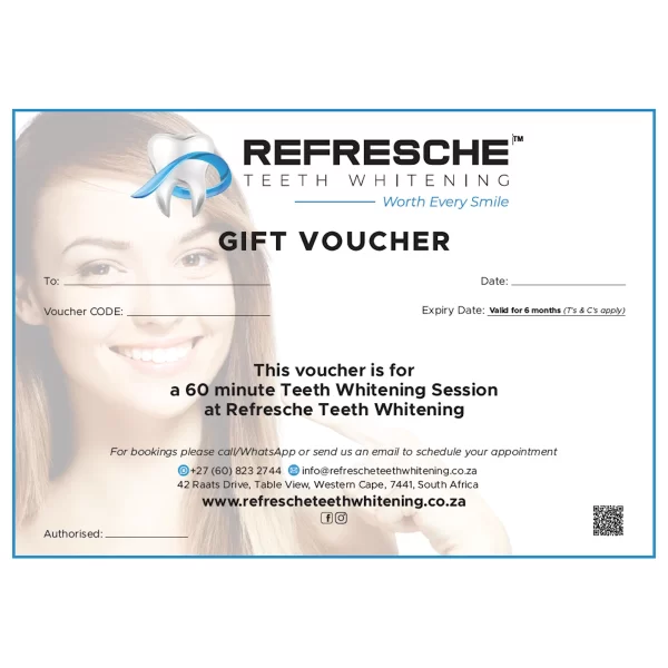 Refresche Teeth Whitening Gift Voucher